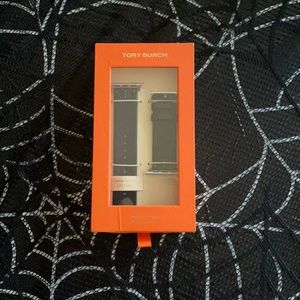Tory Burch Black Leather Apple Watch Band!